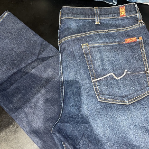 BRAND NEW!!! Mens 7 for all mankind “the straight” jeans - Picture 4 of 4